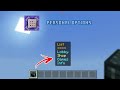 How to make option list in minecraft bedrock 