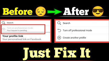 Facebook Professional mode Request pending problem solve