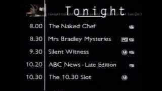 Abc Tv - Friday Programme Schedules 26111999