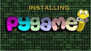 installing pygame python