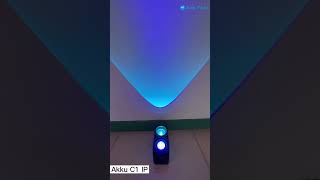 Battery powered LED Wireless Uplight IP65 Rated #weddinglighting #eventlighting #stagelighting