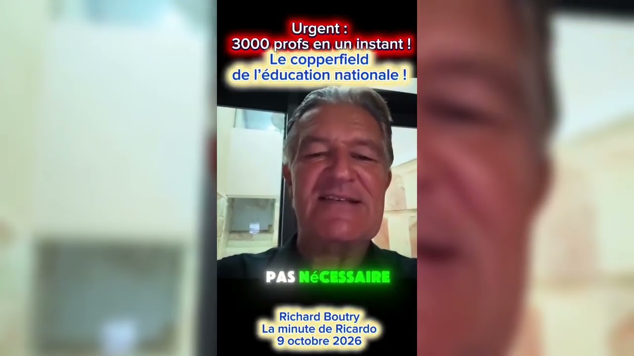 3000 PROFS EN 8H : C'EST UNE HONTE ABSOLUE, L'ÉCOLE EST EN TRAIN DE MOURIR ! 😡🔥💣