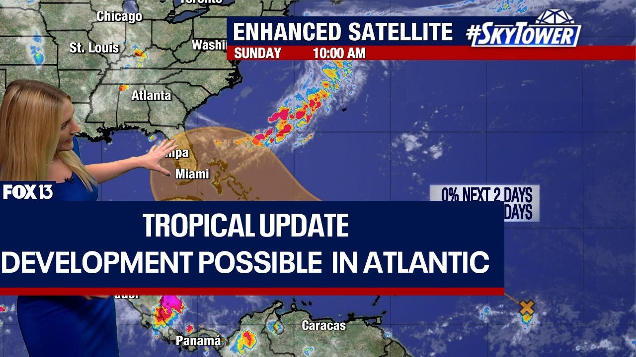 Tropical development possible for wave in Atlantic - YouTube