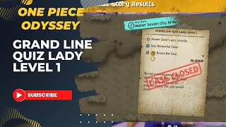 So führen Sie das Grand Line Quiz Lady Level 1 durch screenshot 1