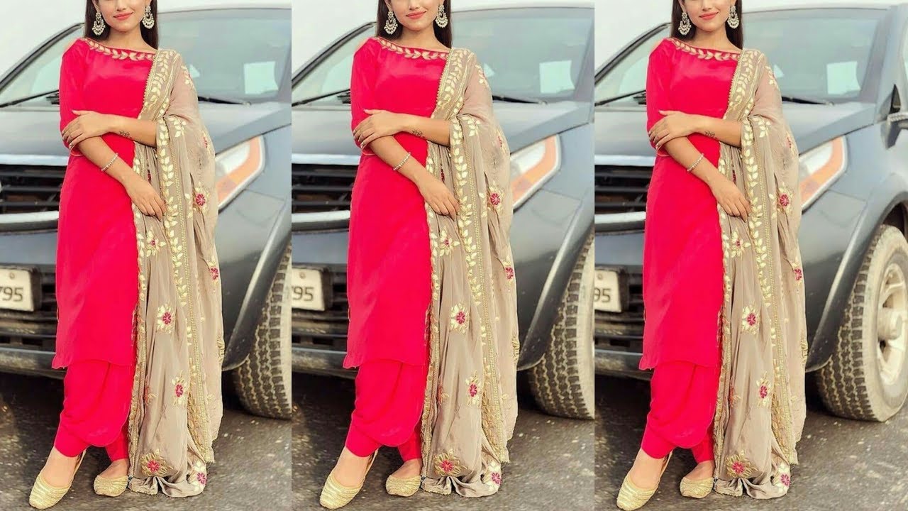 indo western punjabi dress