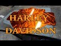 HARLEY DAVIDSON sign made with the Shopsabre CNC plasma table