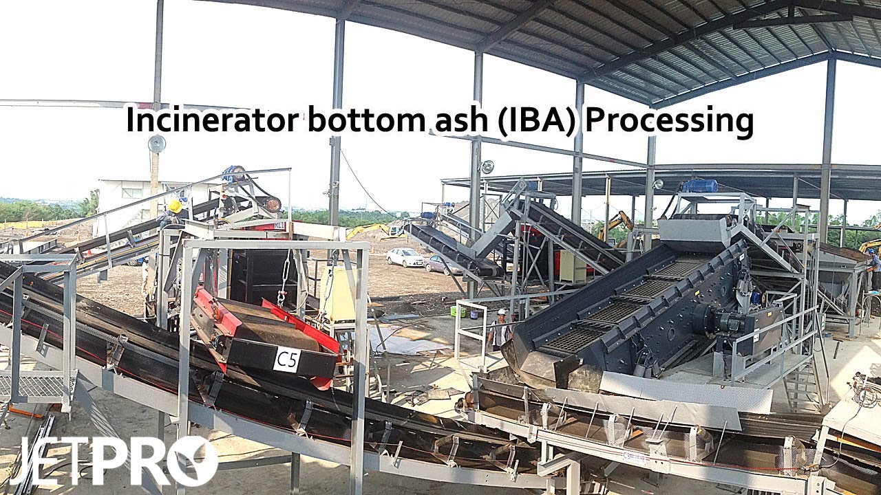 Incinerator bottom ash Screening (Kaohsiung City, Taiwan) | Jetpro Technology Co., Ltd.