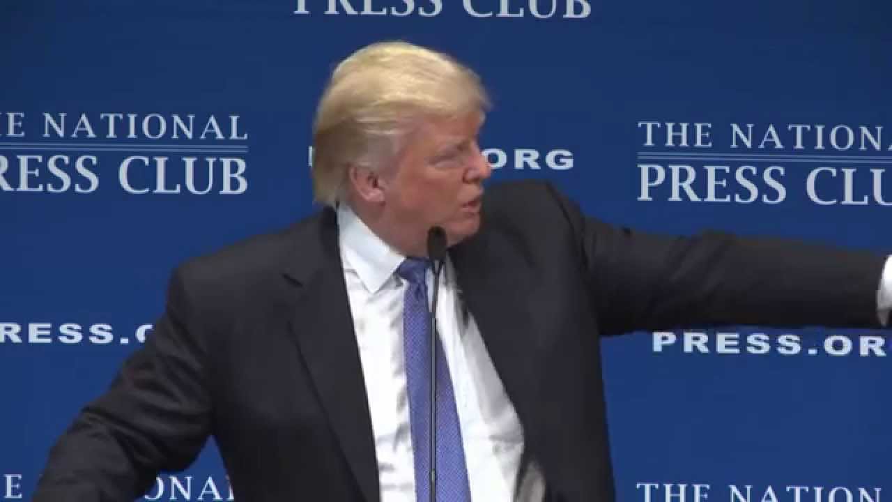 NPC Luncheon with Donald Trump - YouTube