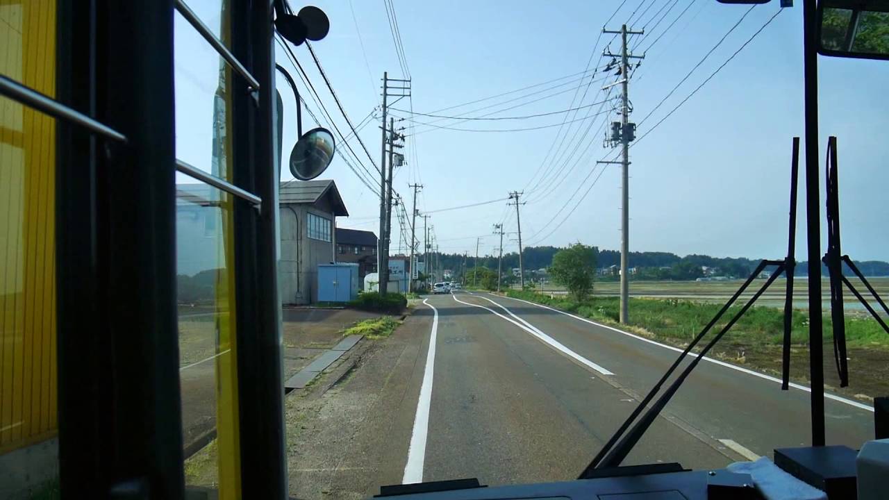 【前面展望】小千谷営業所～宮内駅前～長岡駅前【北越後観光バス_路線バスで北上中！】