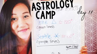 How to Read Your Natal Chart DAY 17 | TRINE AND SEXTILE ASPECTS | How to Read a Birth Chart News