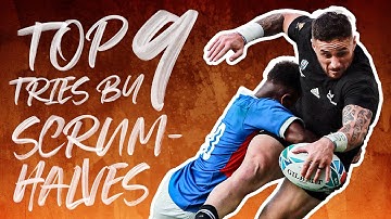 😍 Nine RWC Tries Scored By Number Nines 🏉| Part One
