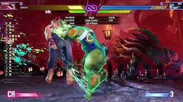 Blanka  advanced combo+ 1 bonus combo street fighter 6 saison 2 (2024-2025)