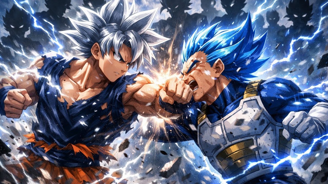 Who’s the Strongest? Goku Ultra Instinct vs Vegeta SSGSS Evolved 
