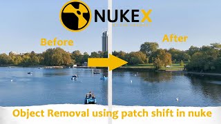 Object Removal Using Patch Shift in Nuke | clean plate