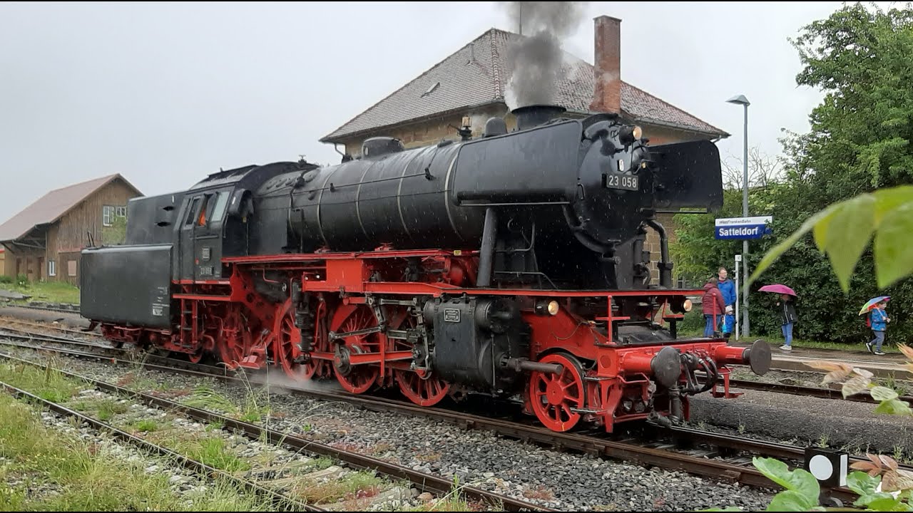 Dampflok 23 058 fährt wieder!