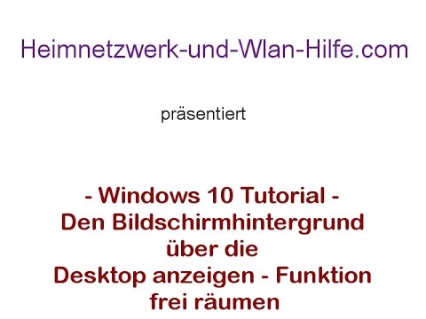 Video: So Entfernen Sie Den Bildschirmschoner Vom Desktop