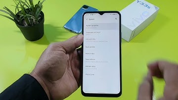 Vivo Y33s Gesture Navigation Back keys Setting