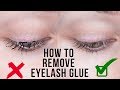 How To Remove Eyelash Glue