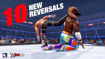 10 Insane New Reversals YOU HAVE TO SEE in WWE 2K22