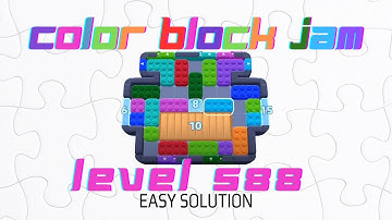Color Block Jam Level 588 Easy Solution Walkthrough