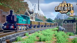 I built my first goods train - Just Create SMP - Episode 5