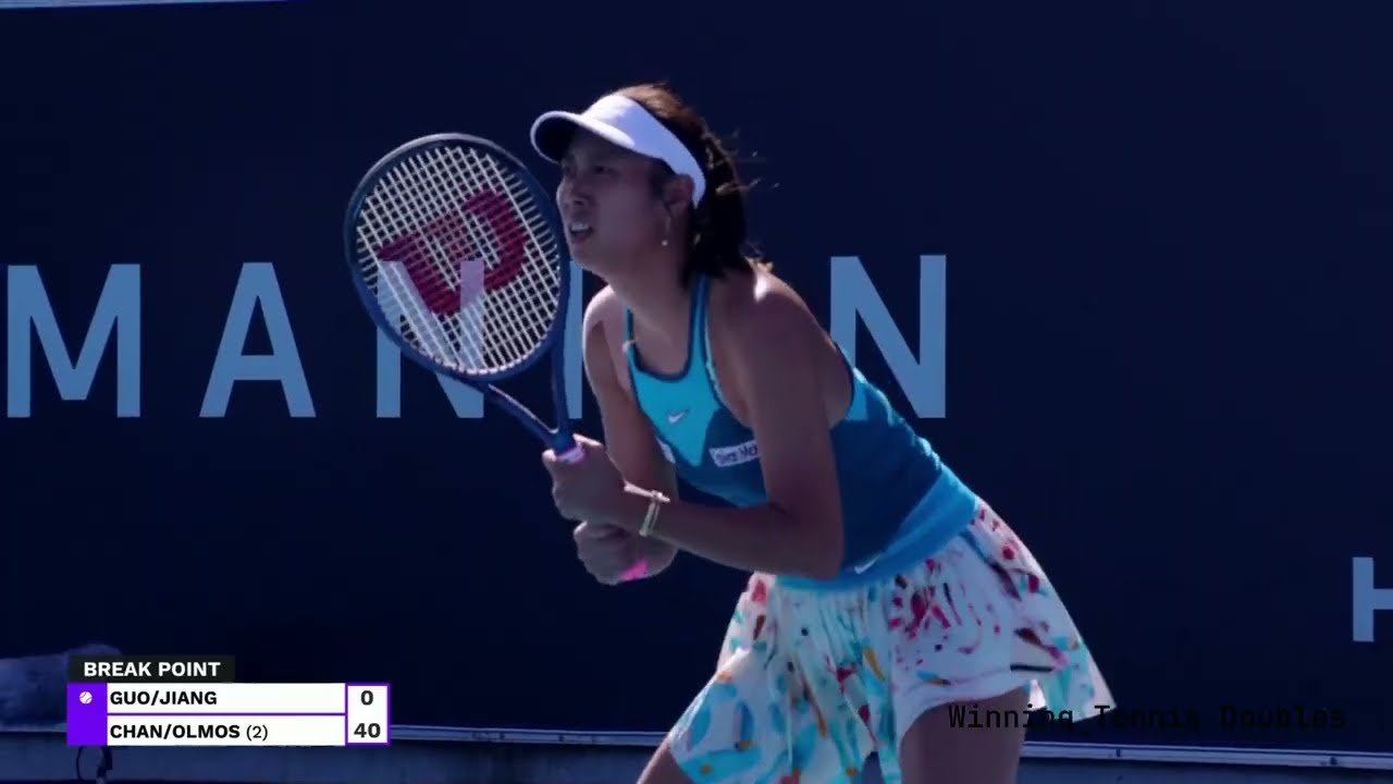 Experience as a Team + Consistency: Chan Hao-ching and Giuliana Olmos vs Guo Hanyu and Jiang Xinyu