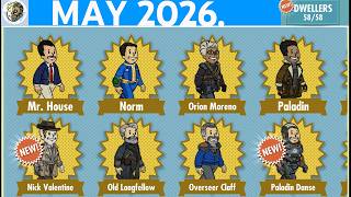 Fallout Shelter: All Legendary Dwellers (May 2026)