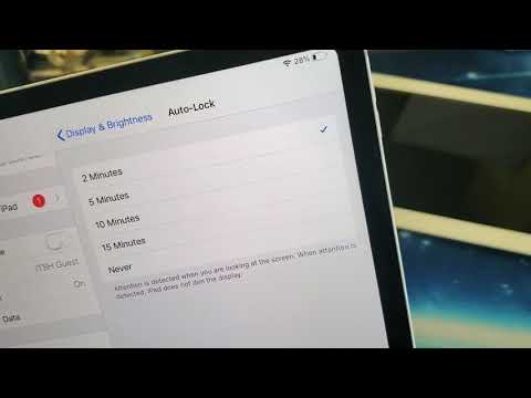 Video: Cum dezactivez timpul de expirare a ecranului pe iPad?