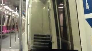 Inside Singapore MRT after midnight