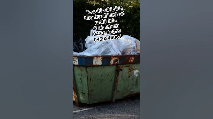 Craigieburn skip bin hire, move your rubbish with us,Same day drop and pickup#skipbins #generalwaste