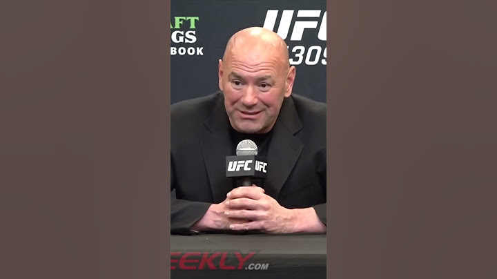 Dana White : Mike Tyson “Was Right and I Was Wrong”