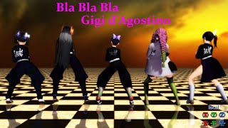 【鬼滅のMMD】鬼滅ガールズ５『Bla Bla Bla-Gigi d'Agostino』【Demon Slayer MMD】