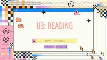 UNIT 3- READING- TIẾNG ANH 11 GLOBAL SUCCESS | STUDY ENGLISH WITH ME