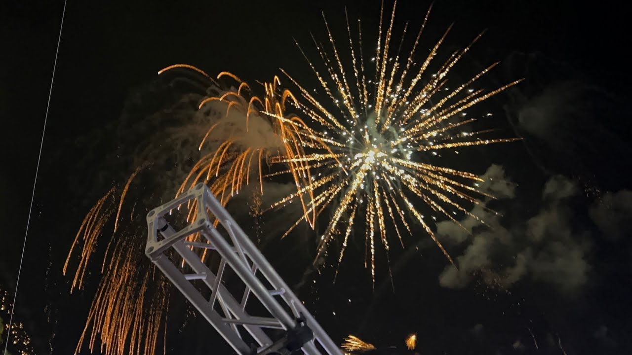 Spettacolo pirotecnico San Sebastiano Melilli Ottava 11 Maggio 2025