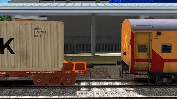 Indian Railways Railgadis Tracks Simulator || On Branched Railways Crossing Railroad 😔