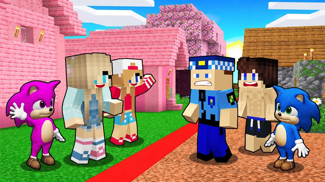 KIZLAR VS ERKEKLER ŞEHRİ ORTADAN İKİYE BÖLDÜK! 😱 - Minecraft