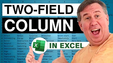 Excel - Excel Data Formatting: Splitting a 2-Field Column for Pivot Table Analysis - Episode 702