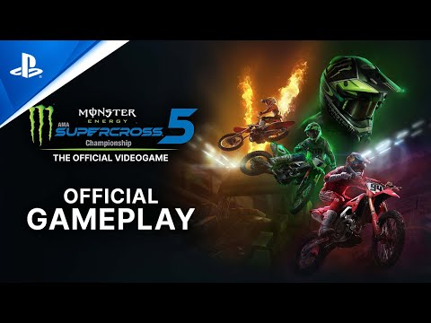 Monster Energy Supercross: The Official Videogame 5 - Gameplay Trailer | PS5, PS4