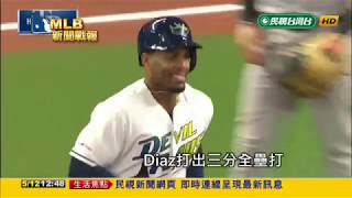 20190512MLB單場3轟擊敗洋基 光芒擴大勝差至1.5