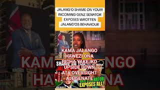 KAMA JALANGO HAWEZI ONA PICHA YAKE IKO UPSIDE DOWN ATA OVERSIGHT NINI SENATE