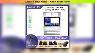 Slide Android 13 Car Radio For Jeep Cherokee Liberty KK 2007 - 2012 Auto Multimedia Video Player GP