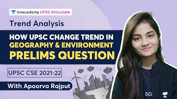 How UPSC Change Trend in Geography & Environment Prelims Question | UPSC 2021-22 | By Apoorva Rajput