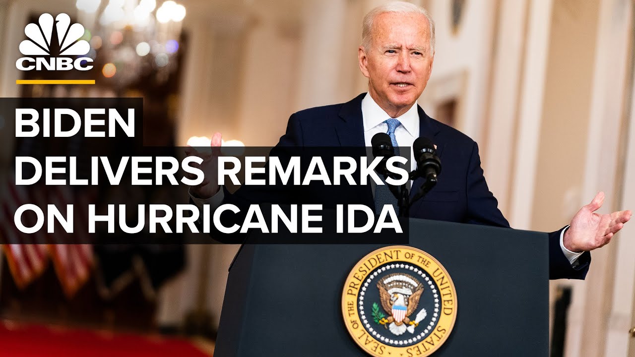 President Biden delivers remarks on response to Hurricane Ida — 9/2 ...