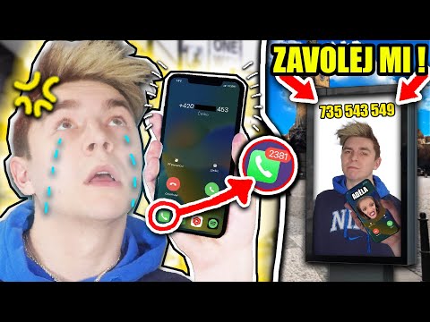 Zveřejnil jsem Moje TELEFONNÍ ČÍSLO... (špatný nápad)