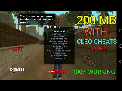 200MB] How to download gta san andreas in android with cleo cheats