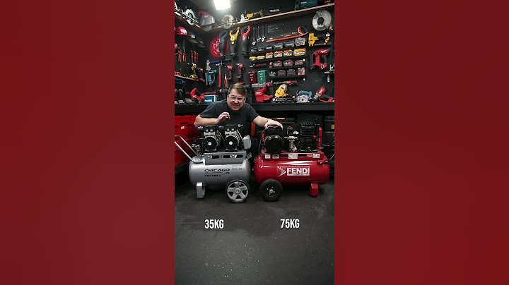 Quietest Air Compressor - Chicago Air Hush Range #welovetools