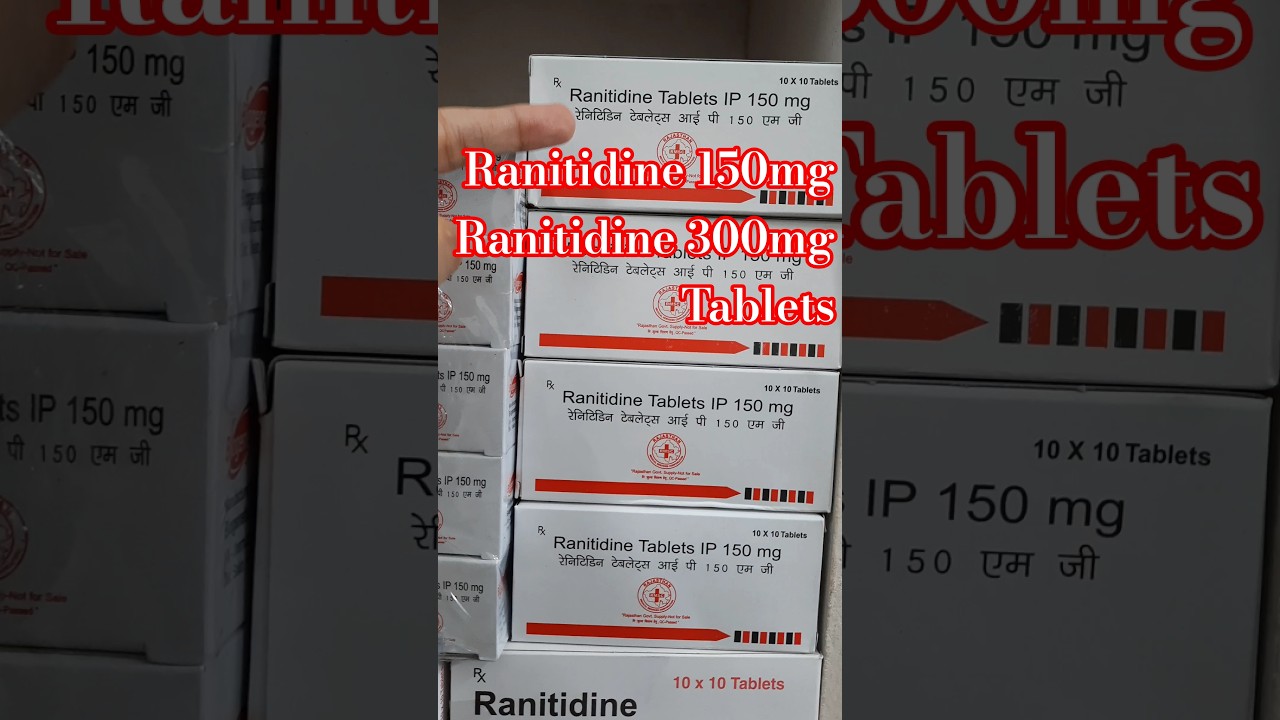 Ranitidine 150mg and Ranitidine 300mg tablets 