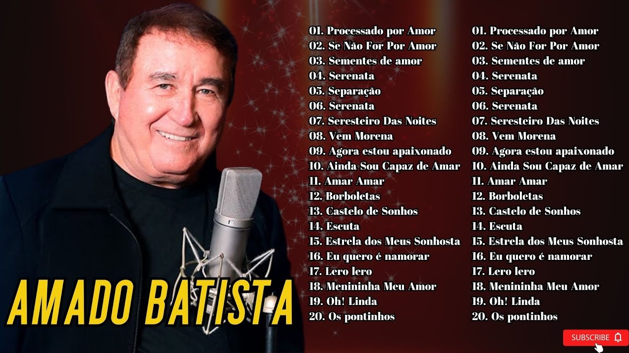 AMADO BATISTA AS TOP 10 - AS MELHORES MÚSICAS DE AMADO BATISTA - DVD ...