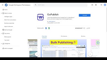GoPublish: How to connect your WordPress website with Google Docs