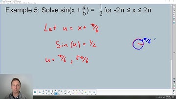 Precalculus: Solving Trig Equations Example 5